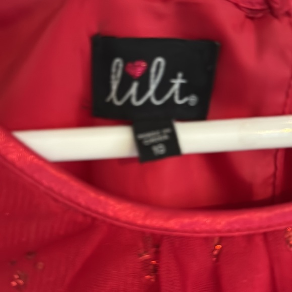 Girls beautiful Red Christmas Dress- 10 - Picture 2 of 6